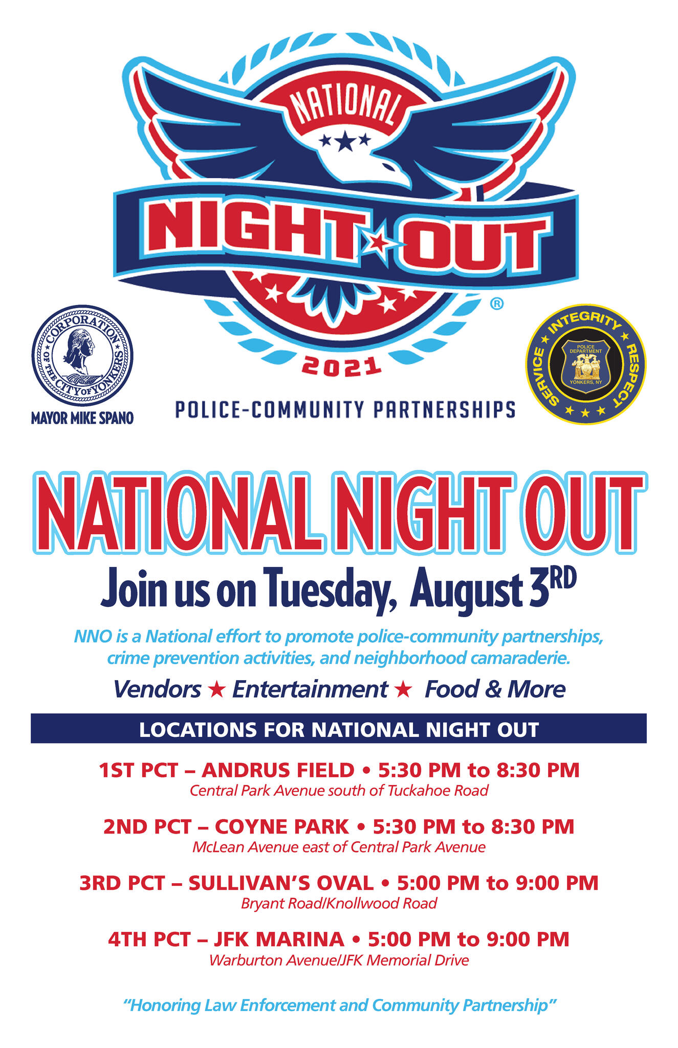 NEXT WEEK *** Yonkers Police to Participate in National Night Out Tue ...