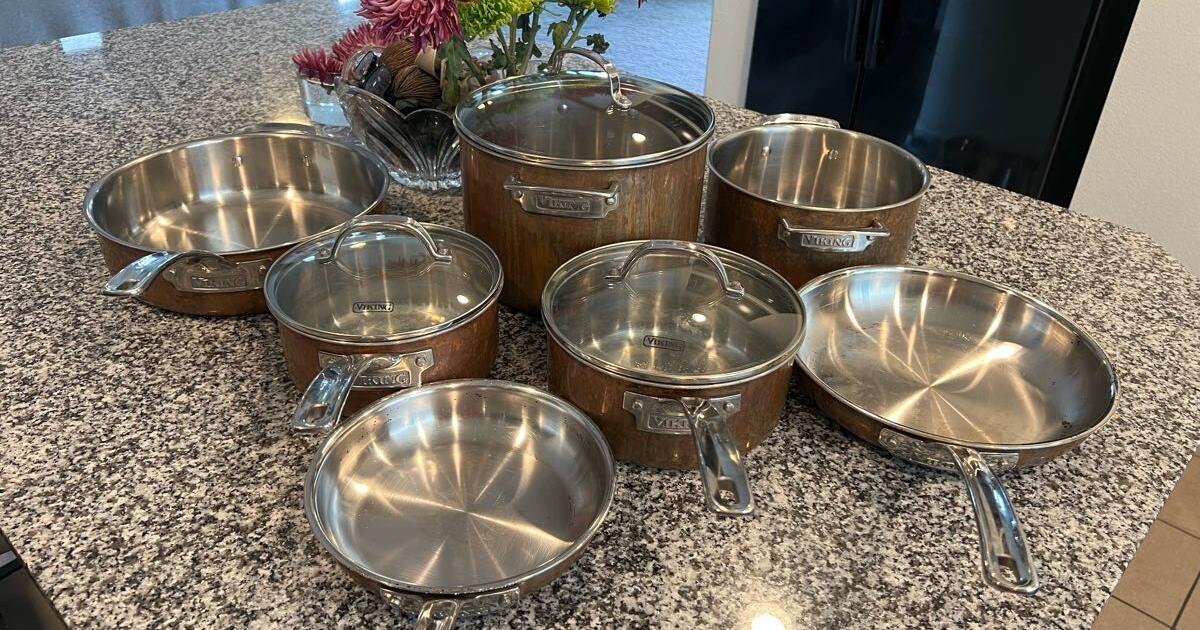 Viking pots and pans set for 175 in Las Vegas, NV For Sale & Free — Nextdoor