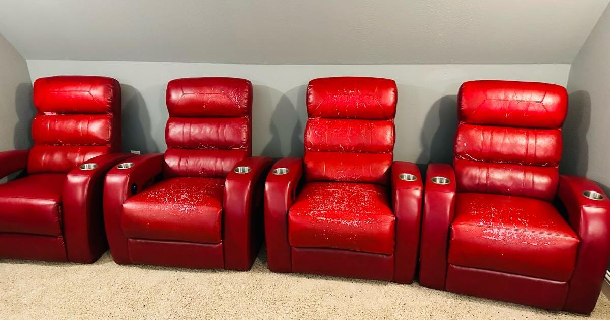 Media Room Recliners set of 4 for 350 in Plano, TX Finds — Nextdoor