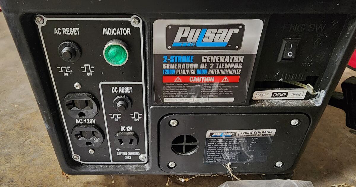 pulsar 1200w generator for 150 in San Antonio, TX For Sale & Free