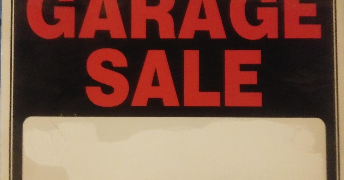 GARAGE SALE Saturday, October 29, 2022, 9am 3pm, 222 W. Central Ave