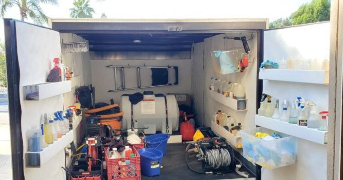 2019 12 X7 Professional Mobile Detailing Trailer Detail for 9500 in