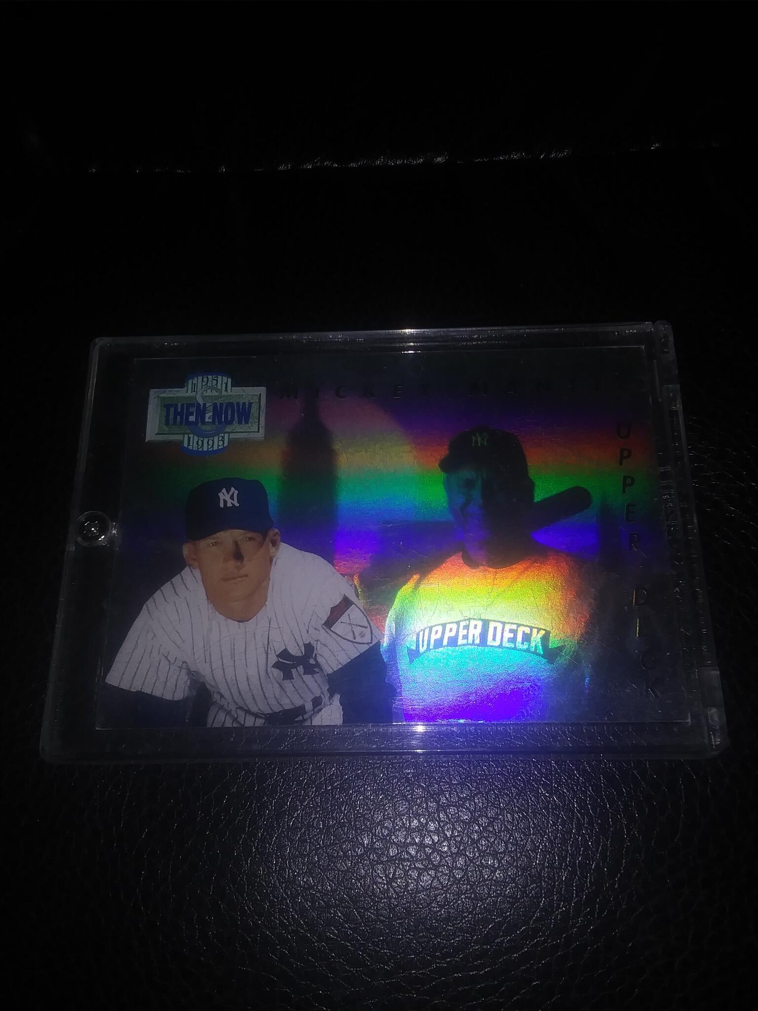 Card of the Day: 1993 Upper Deck Then and Now Mickey Mantle