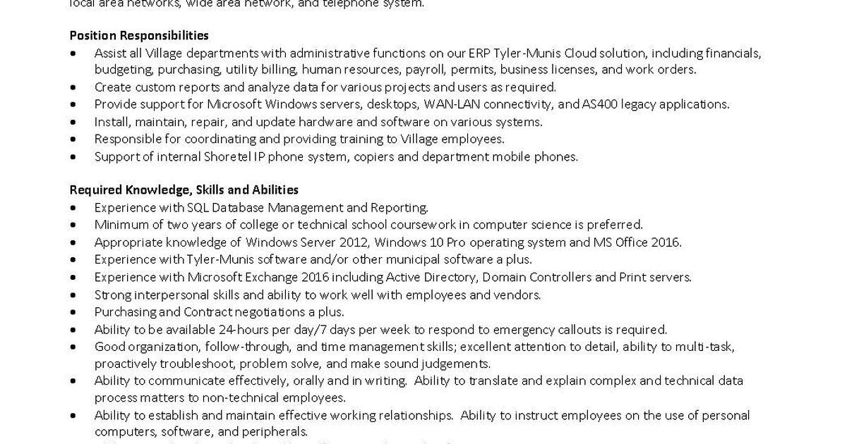 Job openings at the Village of Woodridge — Nextdoor