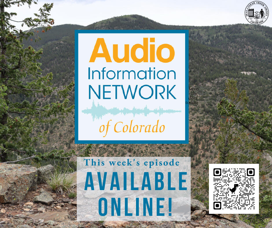 Clear Creek County is partnering with Audio Information Network of