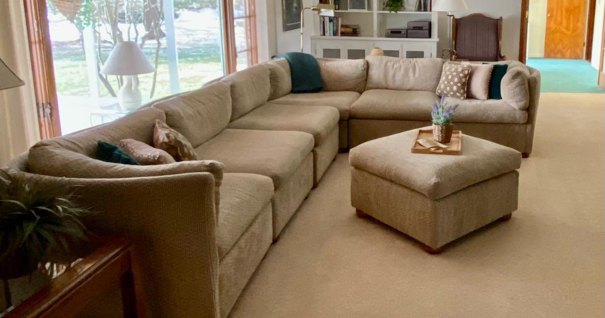 Sectional furniture good condition for 450 in marion oh for sale