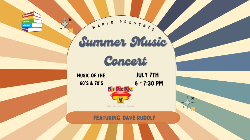 🎵 Join the Matteson Area Public Library for an Summer