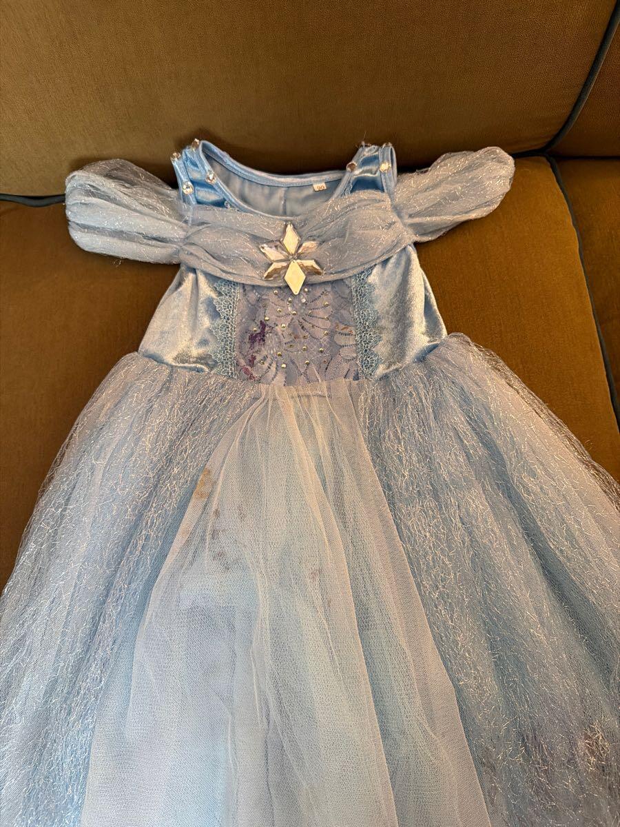 open lace back dress Elegant Princess Dress, Rose Red / 5T