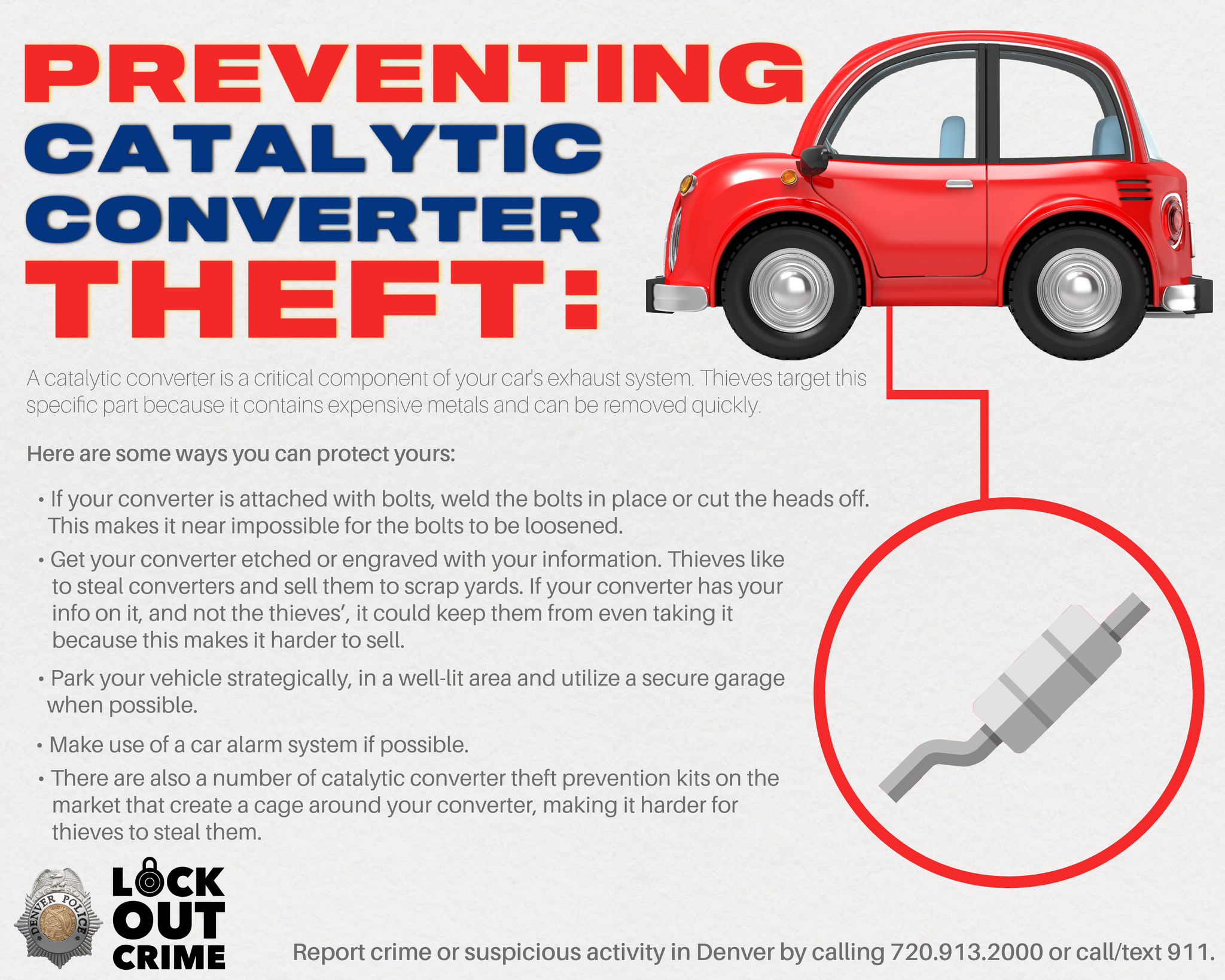 Preventing Catalytic Converter Theft (Denver Police Department