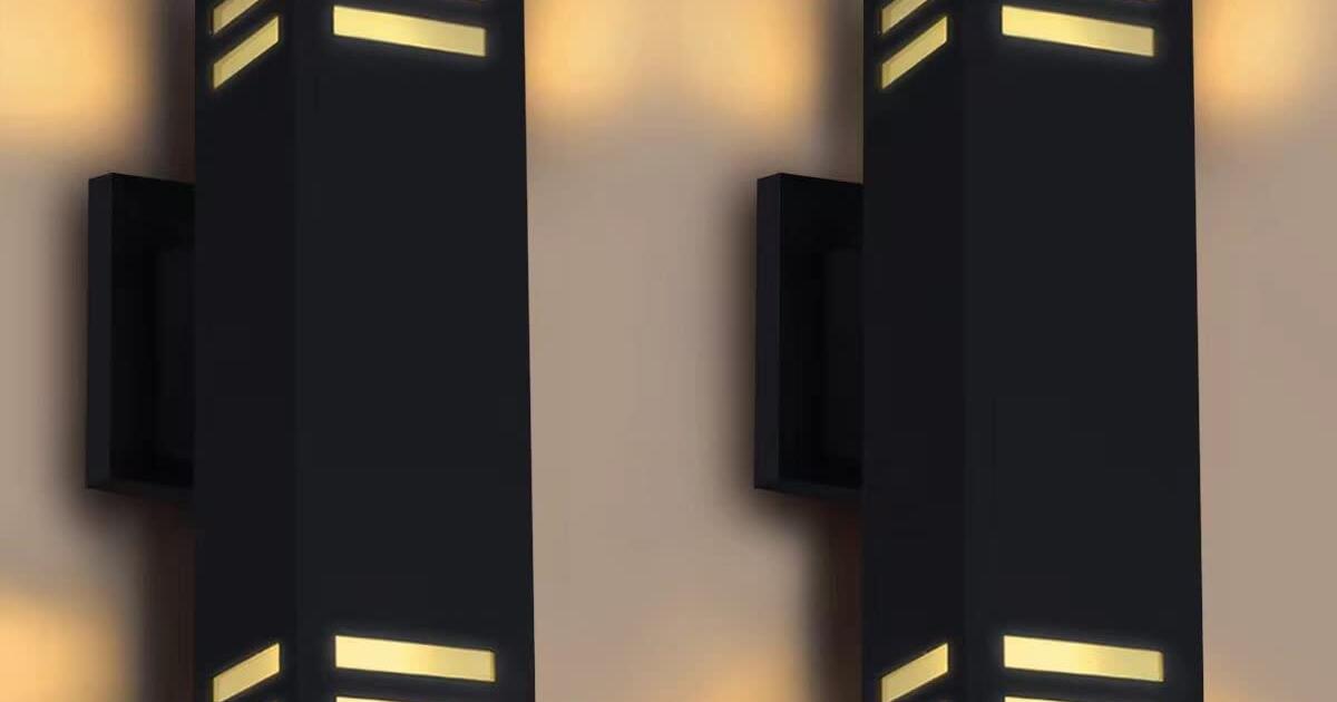 Up and Down Outdoor Wall Lights Fixture ETL Listed, Aluminum