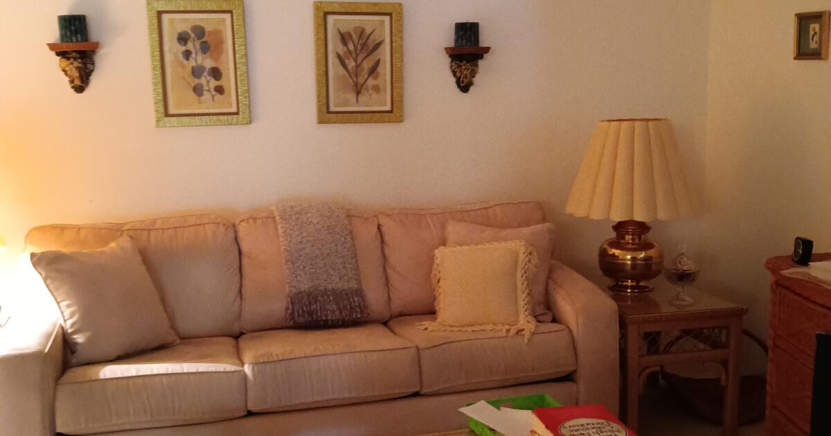 Free Sofa Bed, wicker coffee table for Free in Boca Raton, FL For