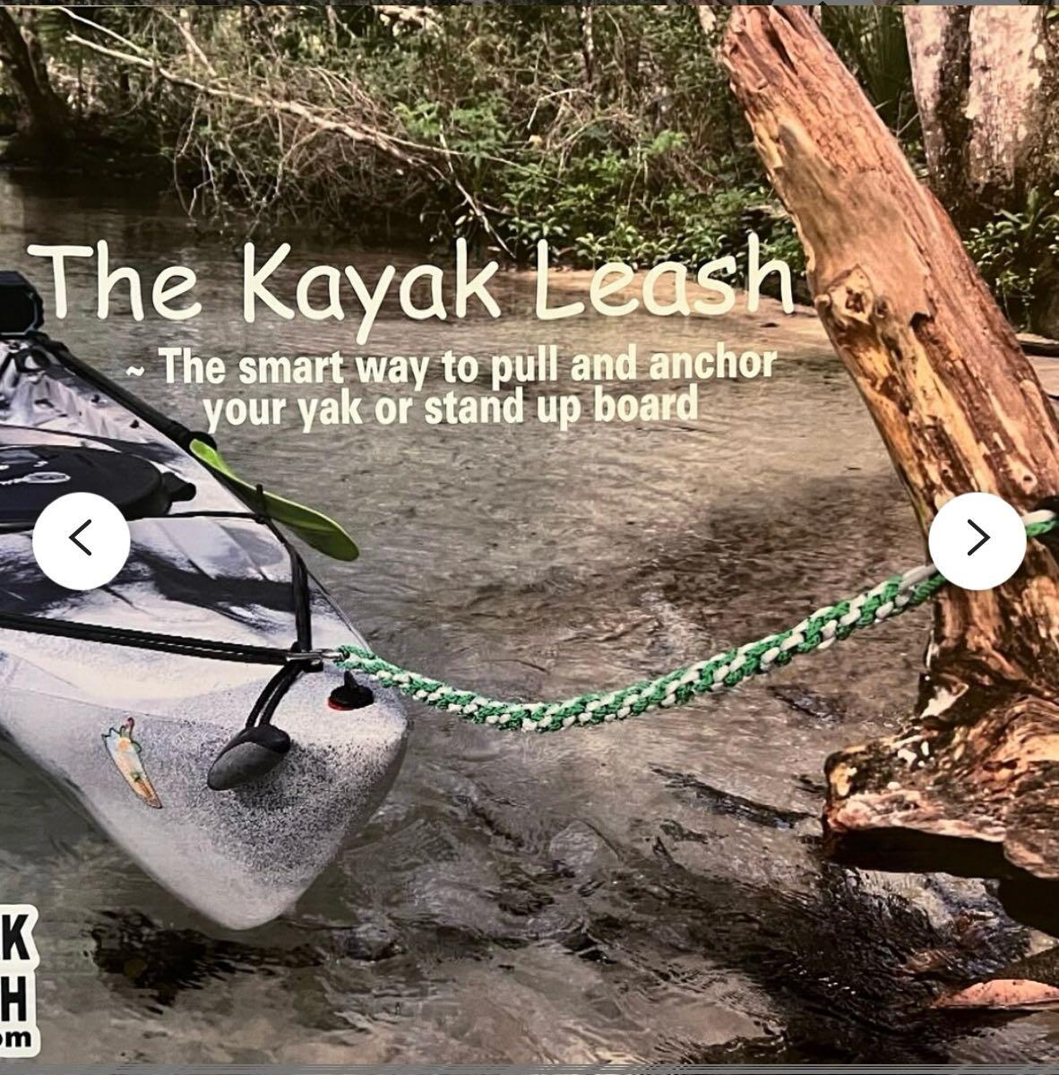 The Kayak Leash The smart way to pull and anchor your yak