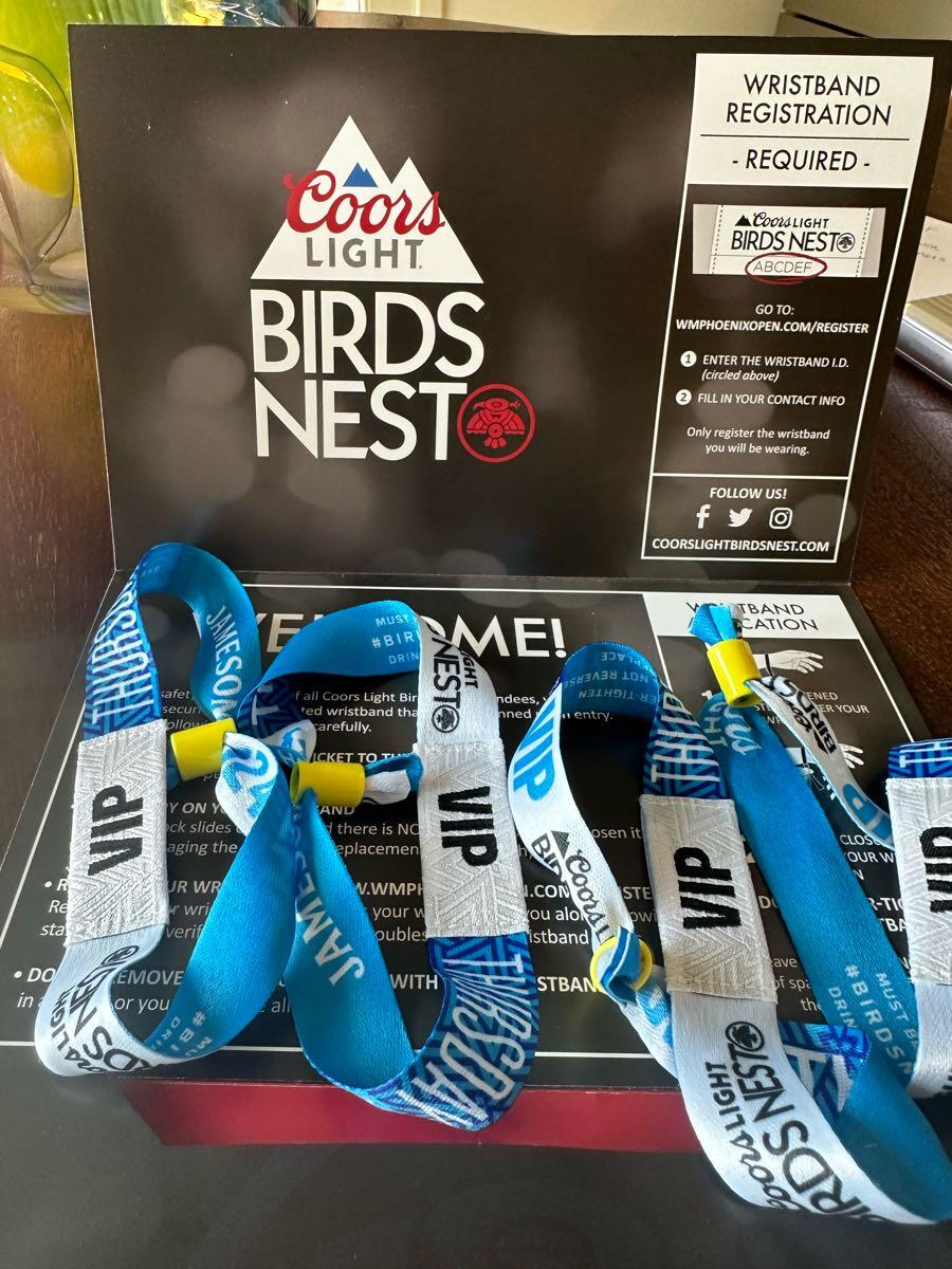 Four Vip Tix To Coors Light Birds Nest Thursday Feb 8 2024 In Paradise Valley Az For Sale 8825