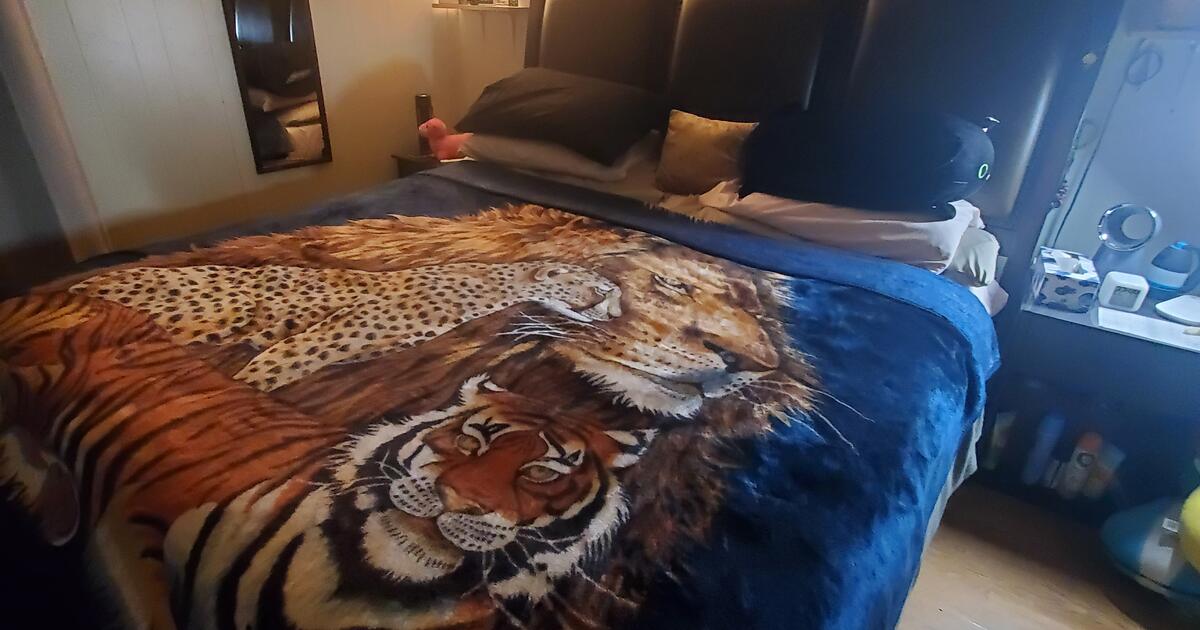 King Size Bed, Mattress, & other bedroom furniture for 2500 in San