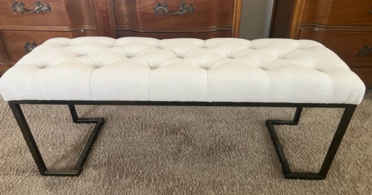 Cushion Bench 45 Long X 15 Wide X 18 High. New. Palm Coast for $60 in