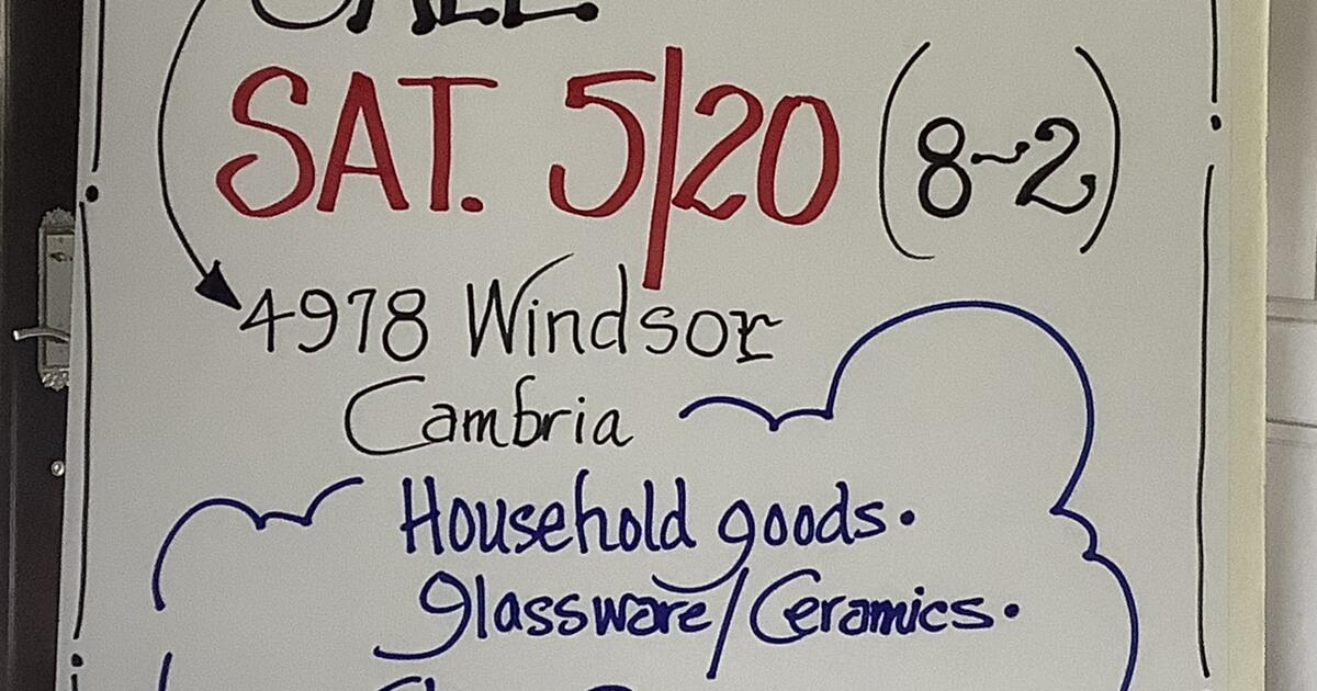 Garage Sale for 200 in Cambria, CA Finds — Nextdoor