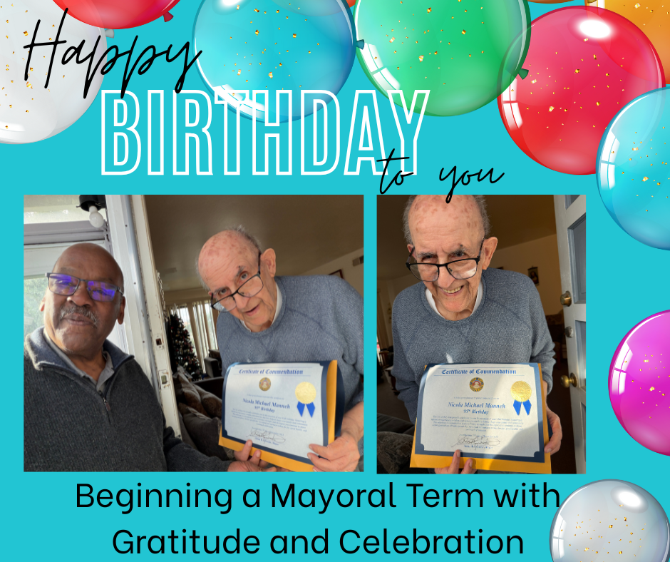 A meaningful start to Mayor Glenn Sylvester’s mayoral term—marked by ...