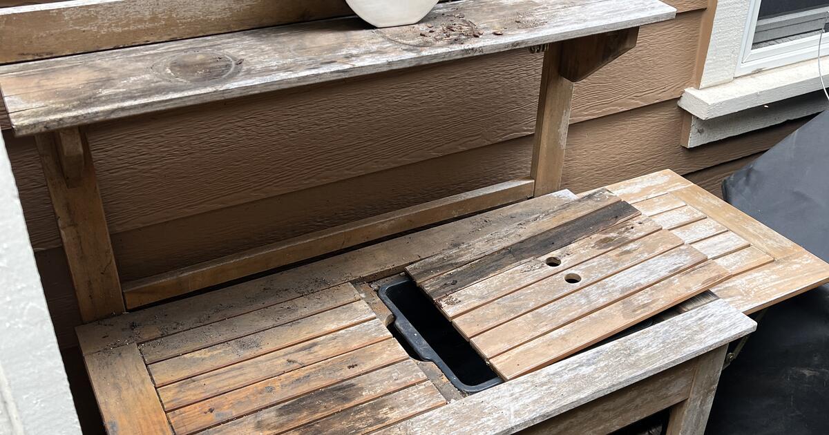 Teak Potting bench for 20 in Sonoma, CA For Sale & Free — Nextdoor