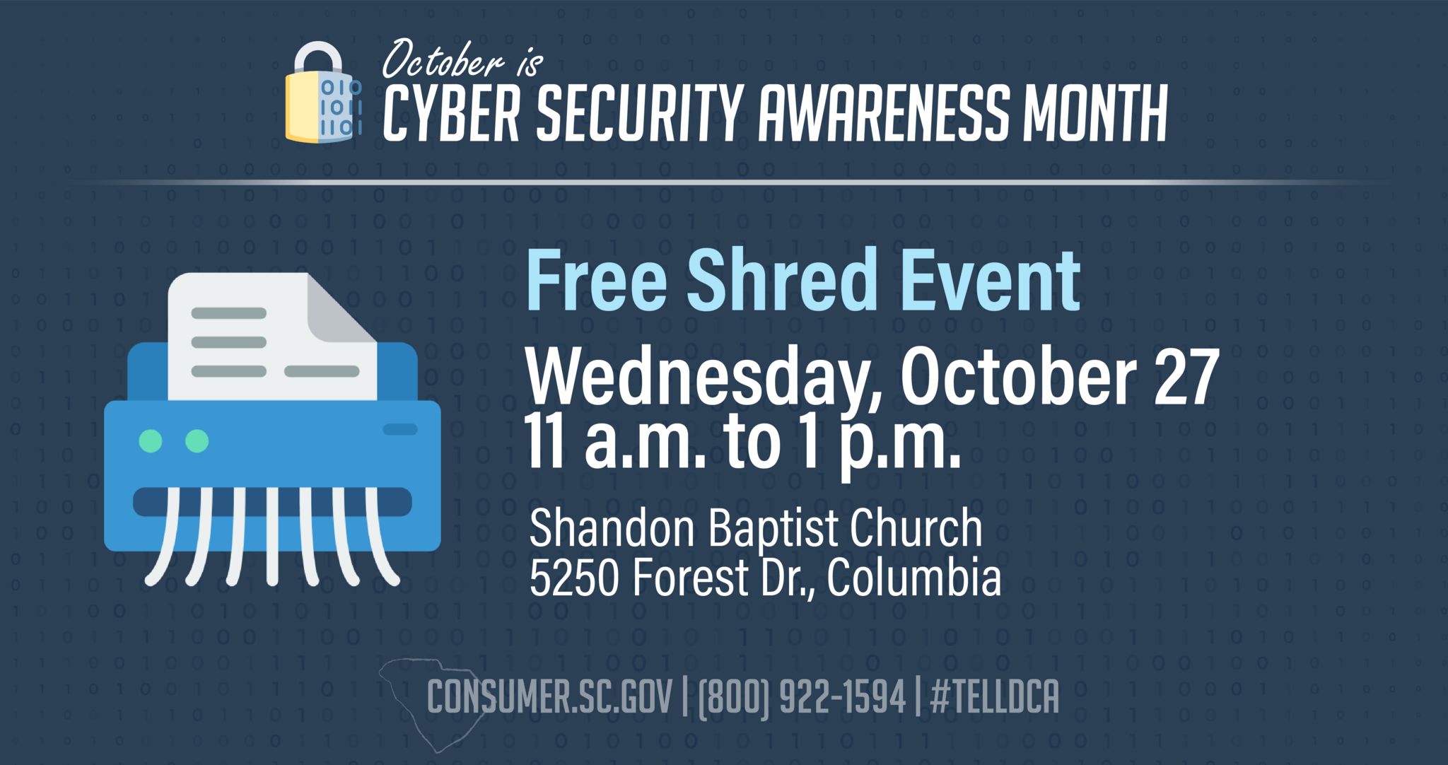 Free Shred Event in Columbia (State of South Carolina) — Nextdoor