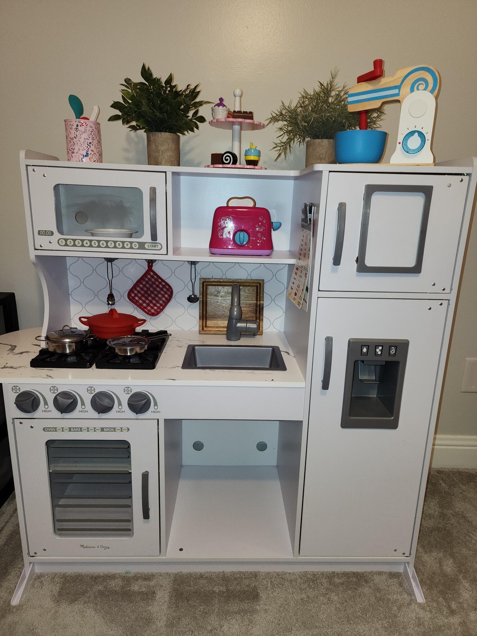 Kids Play Kitchen Set