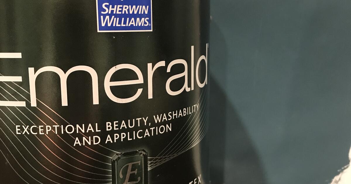 SherwinWilliams Emerald interior acrylic latex tinted paint, semi