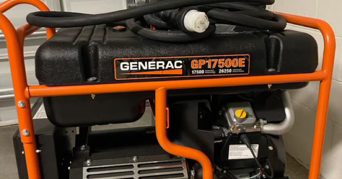 Generac GP17500E whole house Generator Be ready when the next storm
