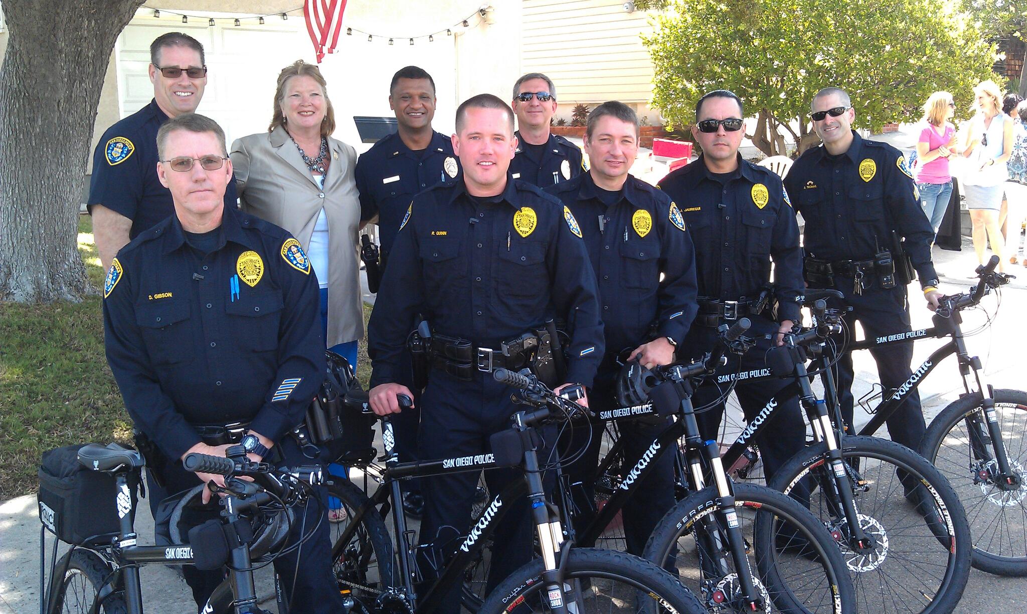 SDPD Eastern Division gets new bicycles (San Diego Police Department