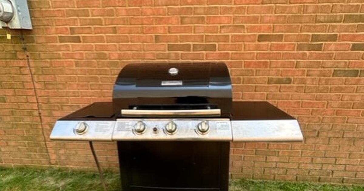 Free well-used Grill - 3 burner main w/ side burner, all functional for ...