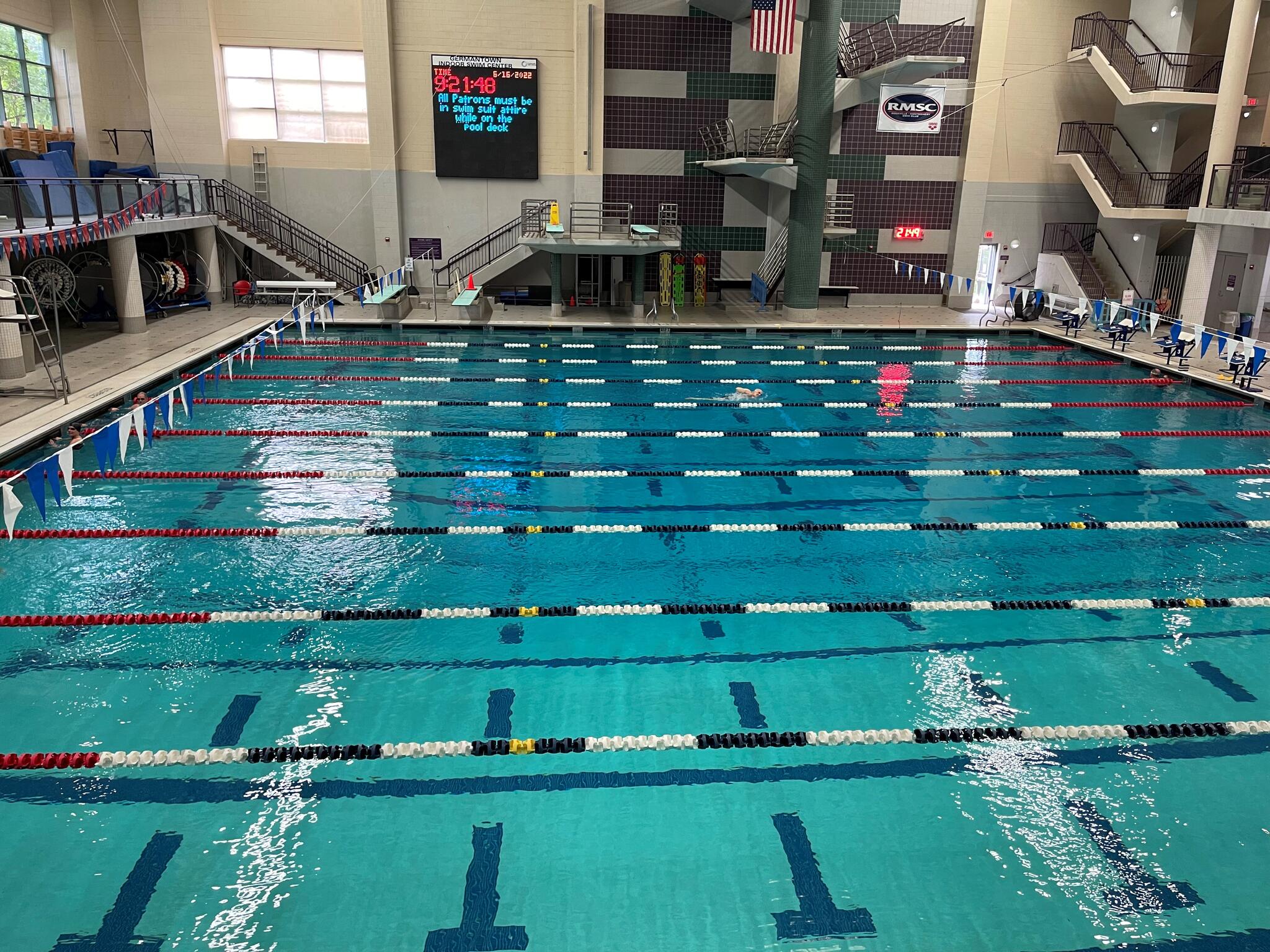 Montgomery County Recreation's Germantown Indoor Swim Center will be on
