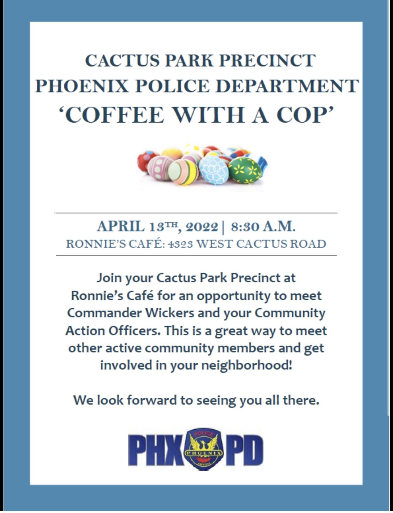 As of october 2021, the phoenix police department comprises just under 2,800 officers, some 350 below authorized strength of 3,125 [3] [4] and more than 1,000 support personnel. Cactus Park Precinct (Phoenix Police Department) — Nextdoor — Nextdoor