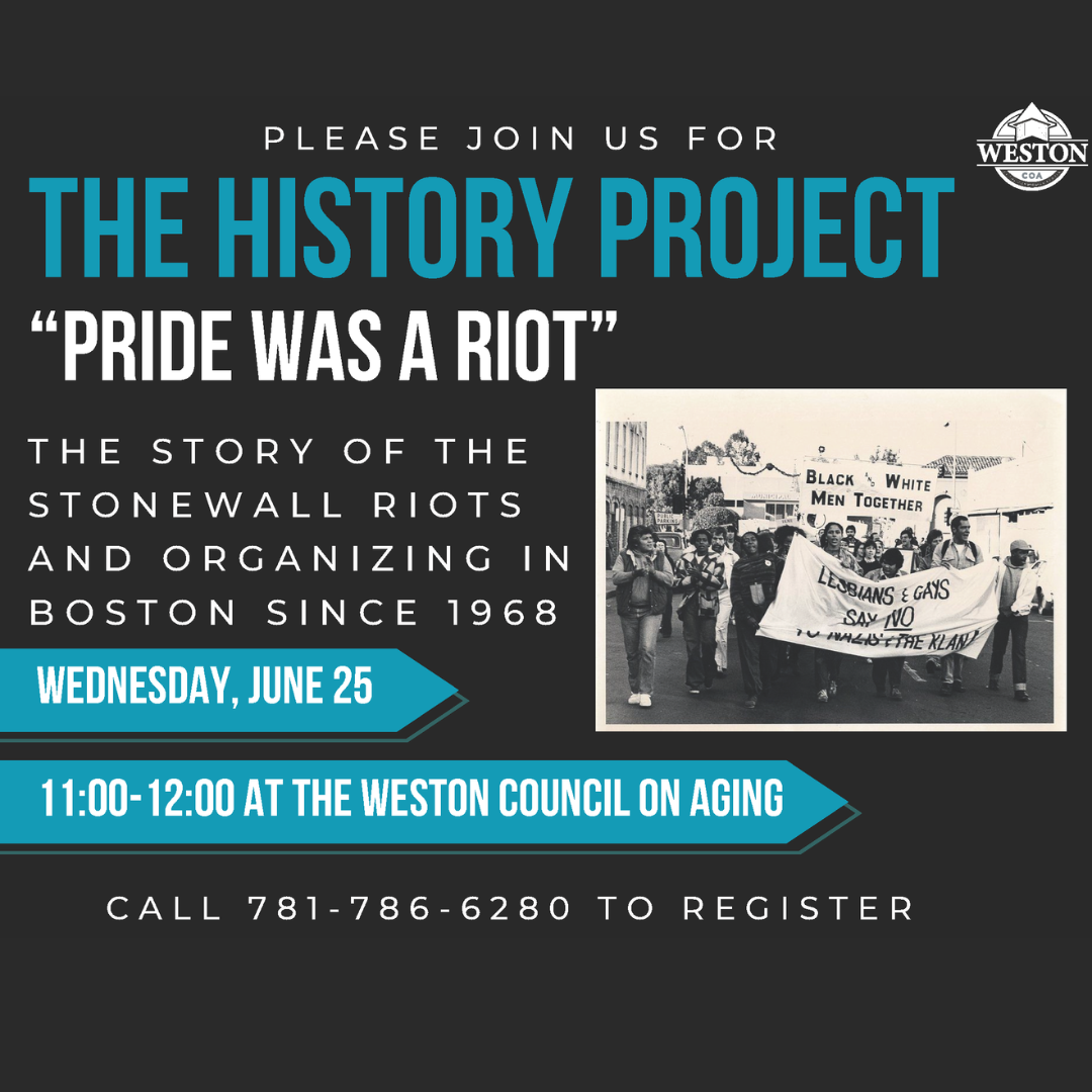 Pride Was a Riot: History of the Stonewall Riot (Town of Weston ...