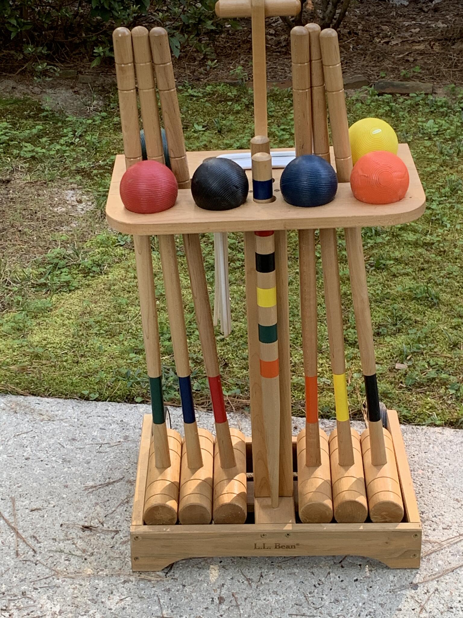 FREE L.L. Bean Croquet Set