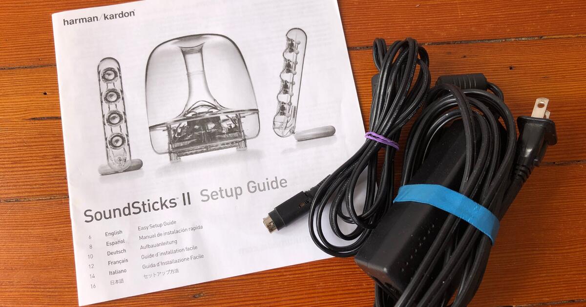 3-Pin AC Adapter Power Supply Cord for Harman Kardon SoundSticks I II ...