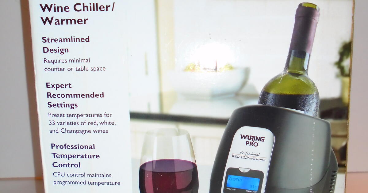 Waring Pro Professional Wine Chiller / Warmer PC100, Open Box NEW for