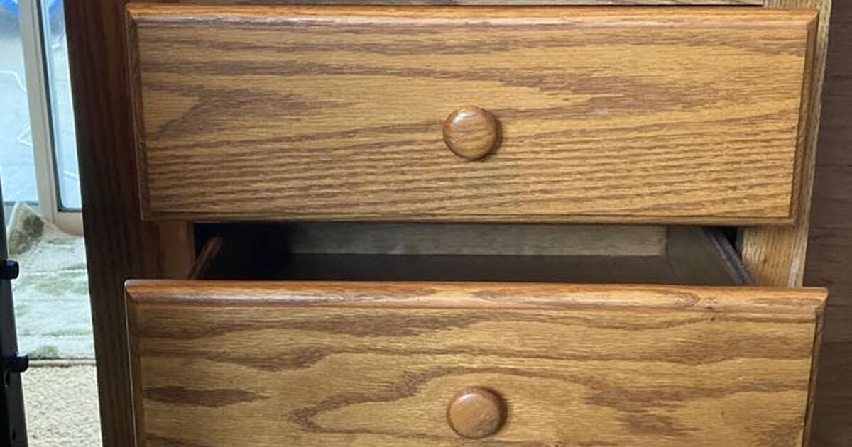 Solid Oak Hutch for 105 in Portage, MI For Sale & Free — Nextdoor