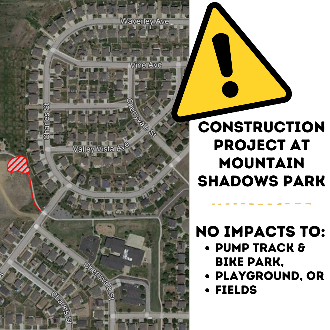 Irrigation Pump Station Construction at Mountain Shadows Park (Town of Firestone) — Nextdoor
