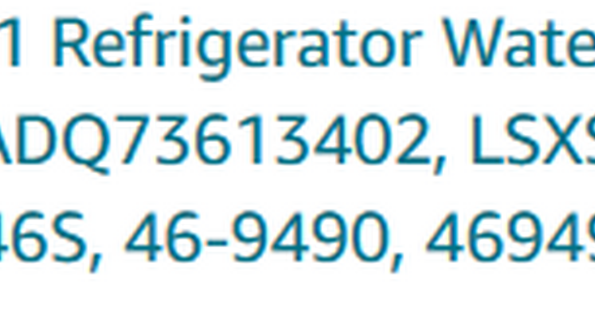 LG Refrigerator Water Filters for Free in Green Valley, AZ For Sale & Free — Nextdoor