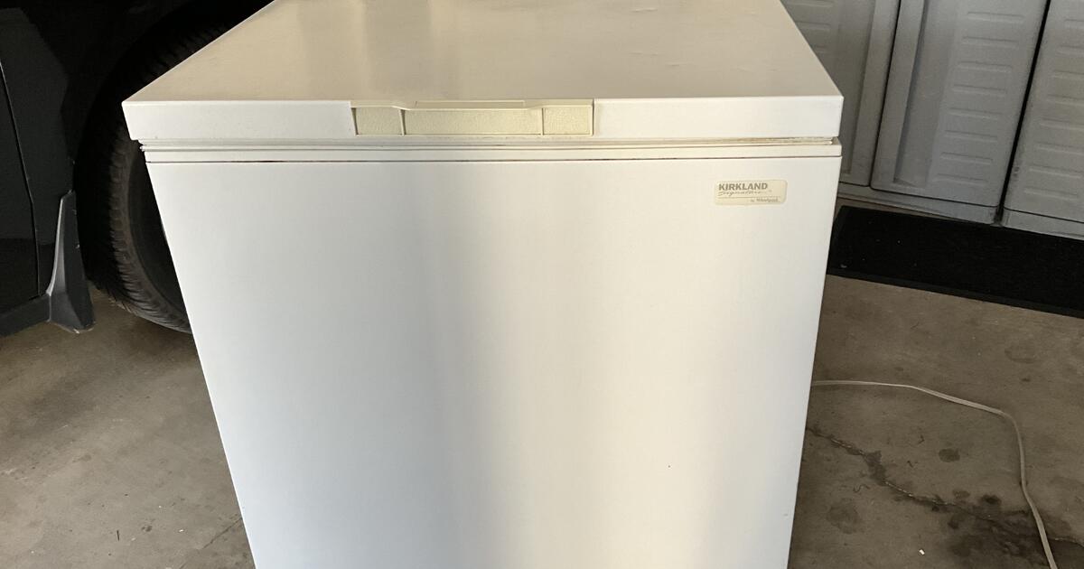 Kirkland signature by whirlpool model number SCF0710KQ04 chest freezer