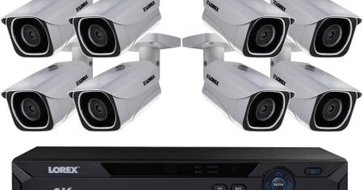 Surveillance 4k Home Security, HD Video Recorder W/ 8 4K Camera's for 475 in San Jose, CA For