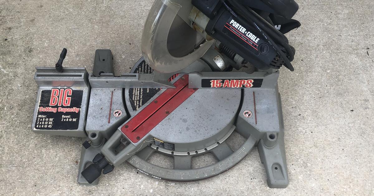 Porter Cable 12" Compound Mitre Saw with accessories for 49 in The Villages, FL Finds — Nextdoor