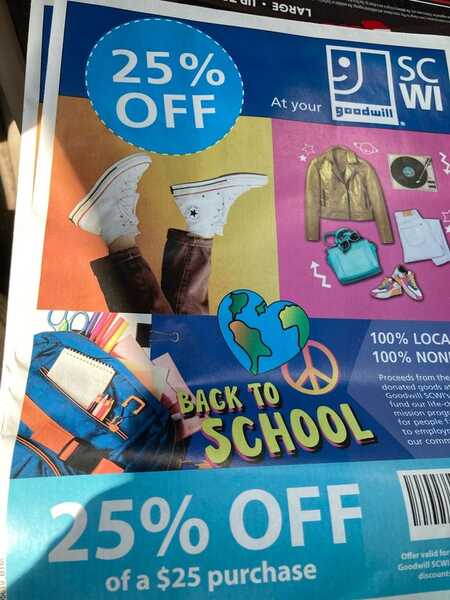 ISO Goodwill Coupons From Coupons Mailer. For $0 In Madison ...