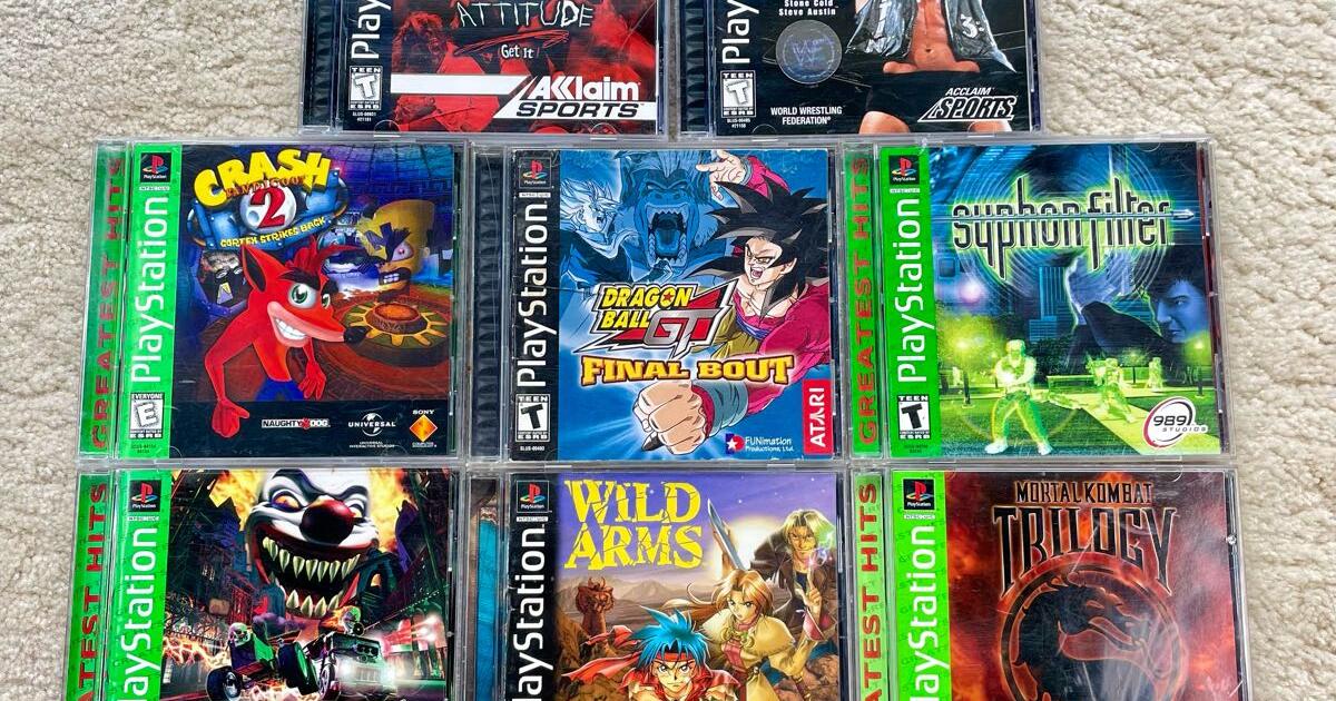 playstation 1 games sale