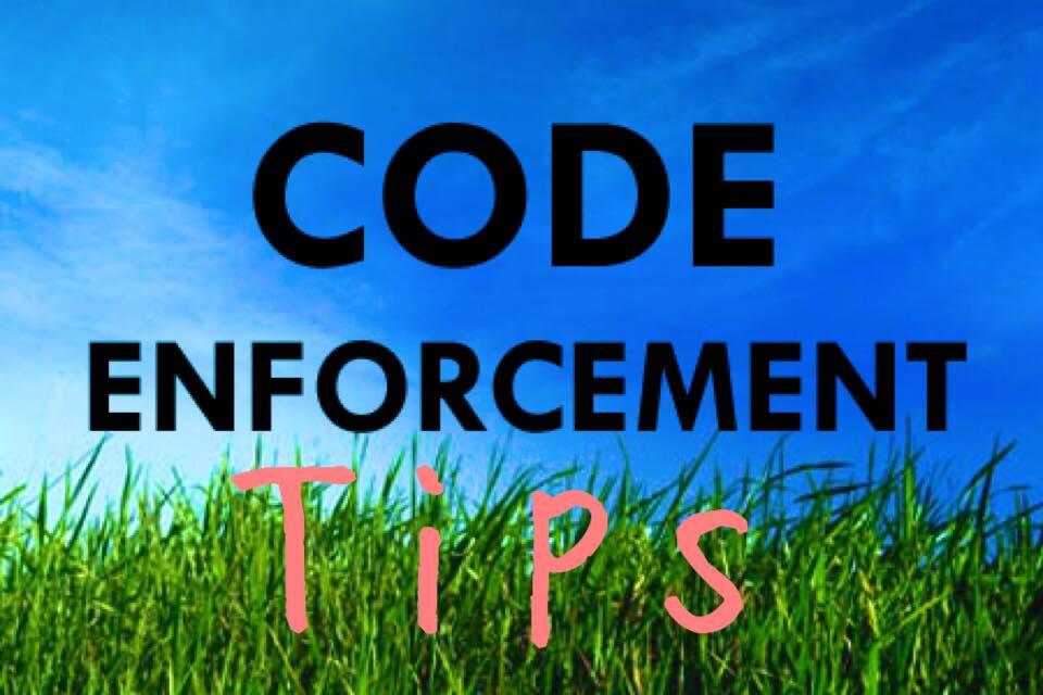 Code Enforcement Tips (Garage Sales) (Bedford Police Department