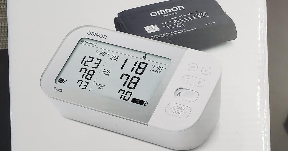 OMRON Gold Blood Pressure Monitor, Premium Upper Arm Cuff, Digital  Bluetooth Blood Pressure Machine, Stores Up To 120 Readings For Two Users  (60 Readings Each) For $70 In Pasadena, CA