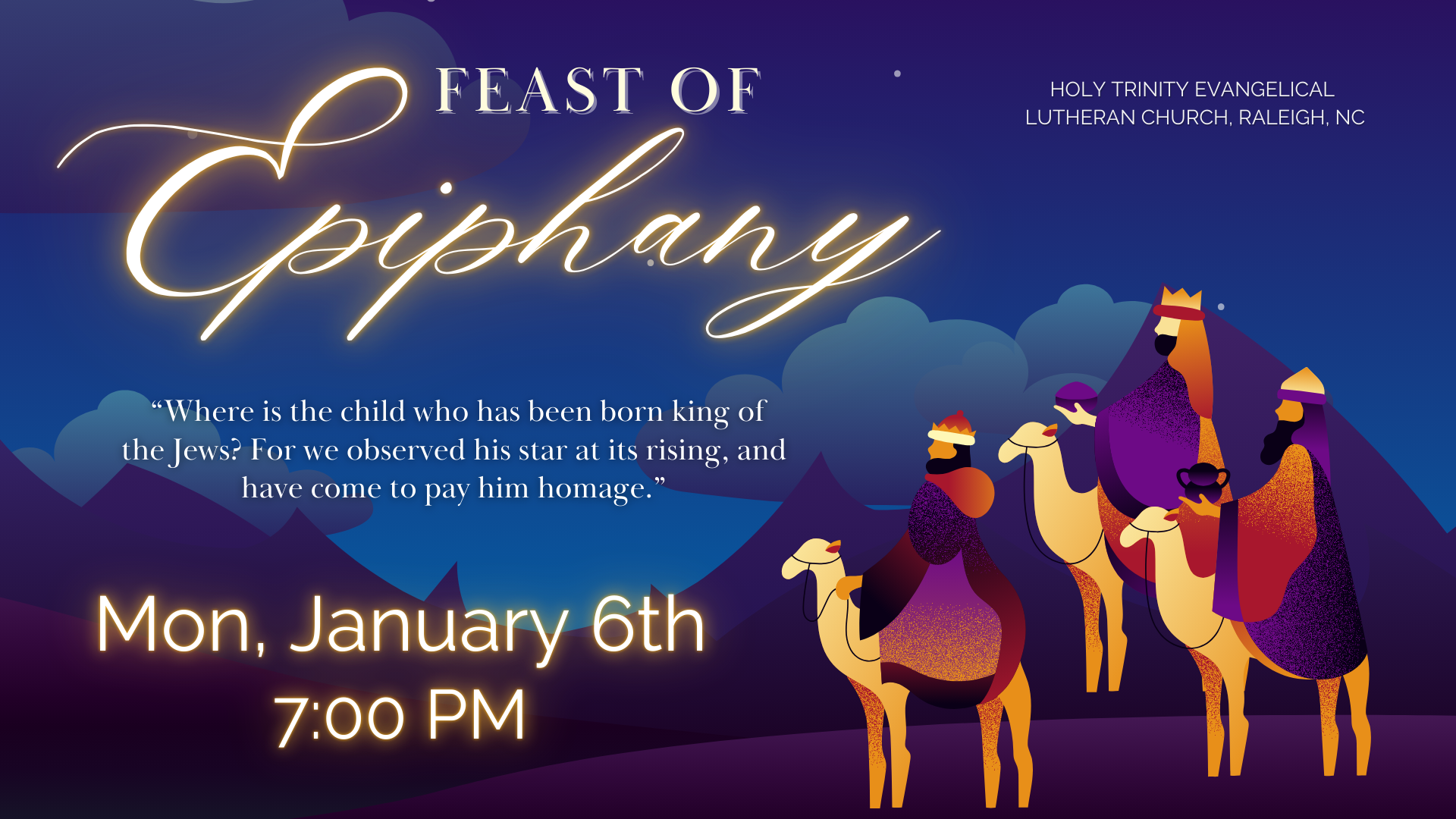 Feast of Epiphany Service