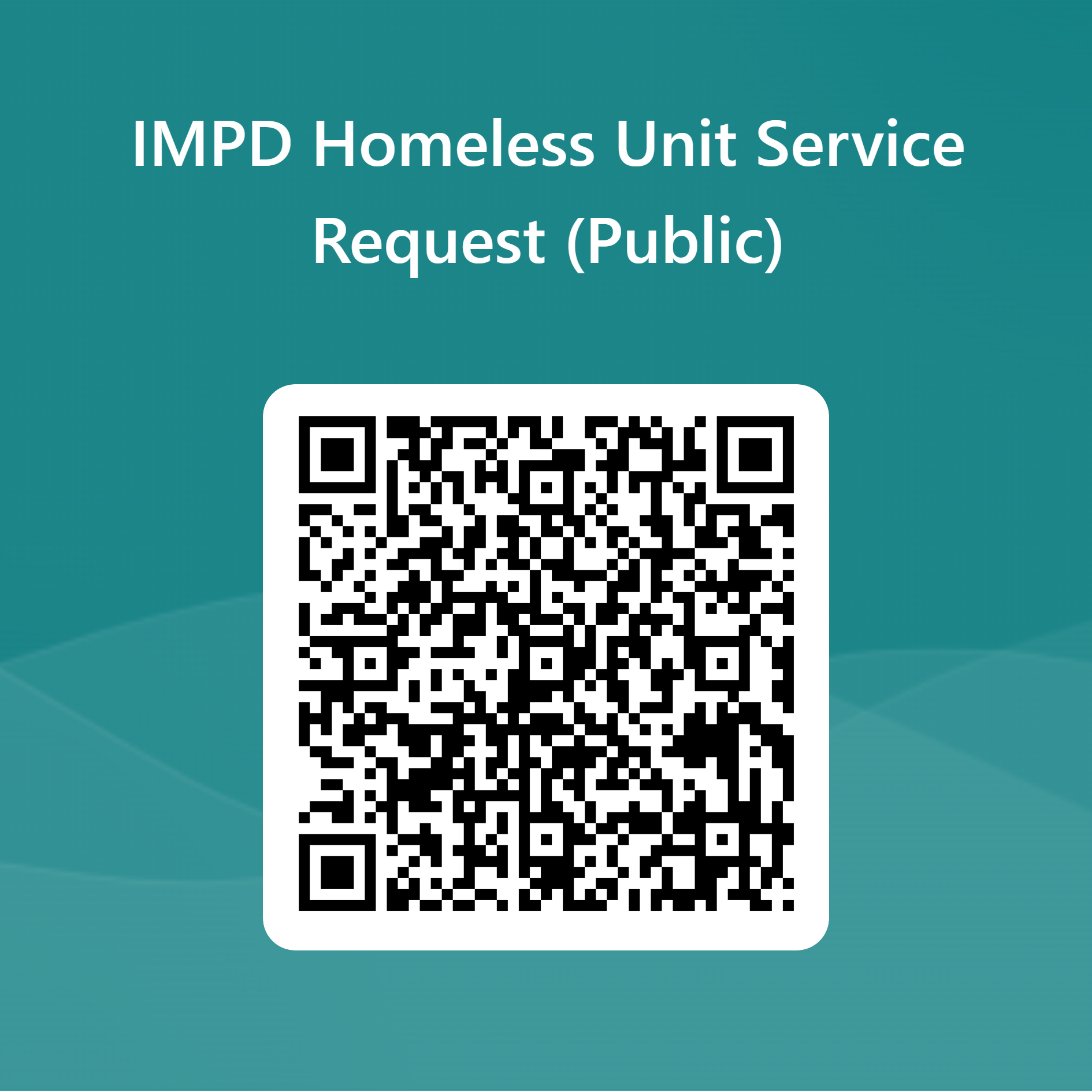 As part of the IMPD Homeless Unit’s continuing efforts to effectively ...