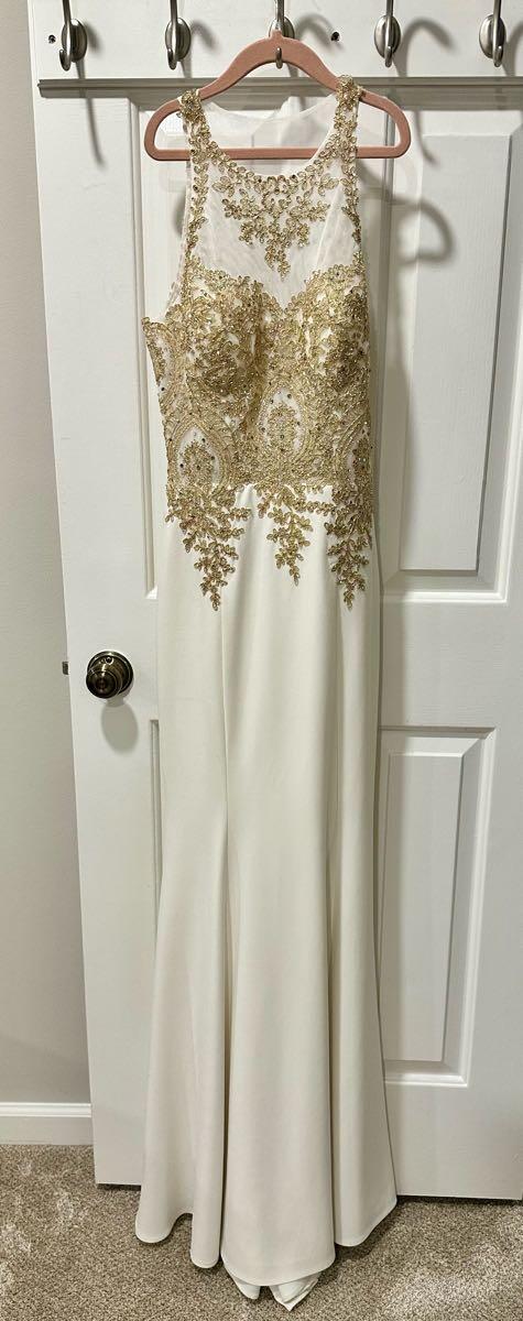 Beautiful embroidered gown. Size 4 for $40 in Raleigh, NC | For Sale ...