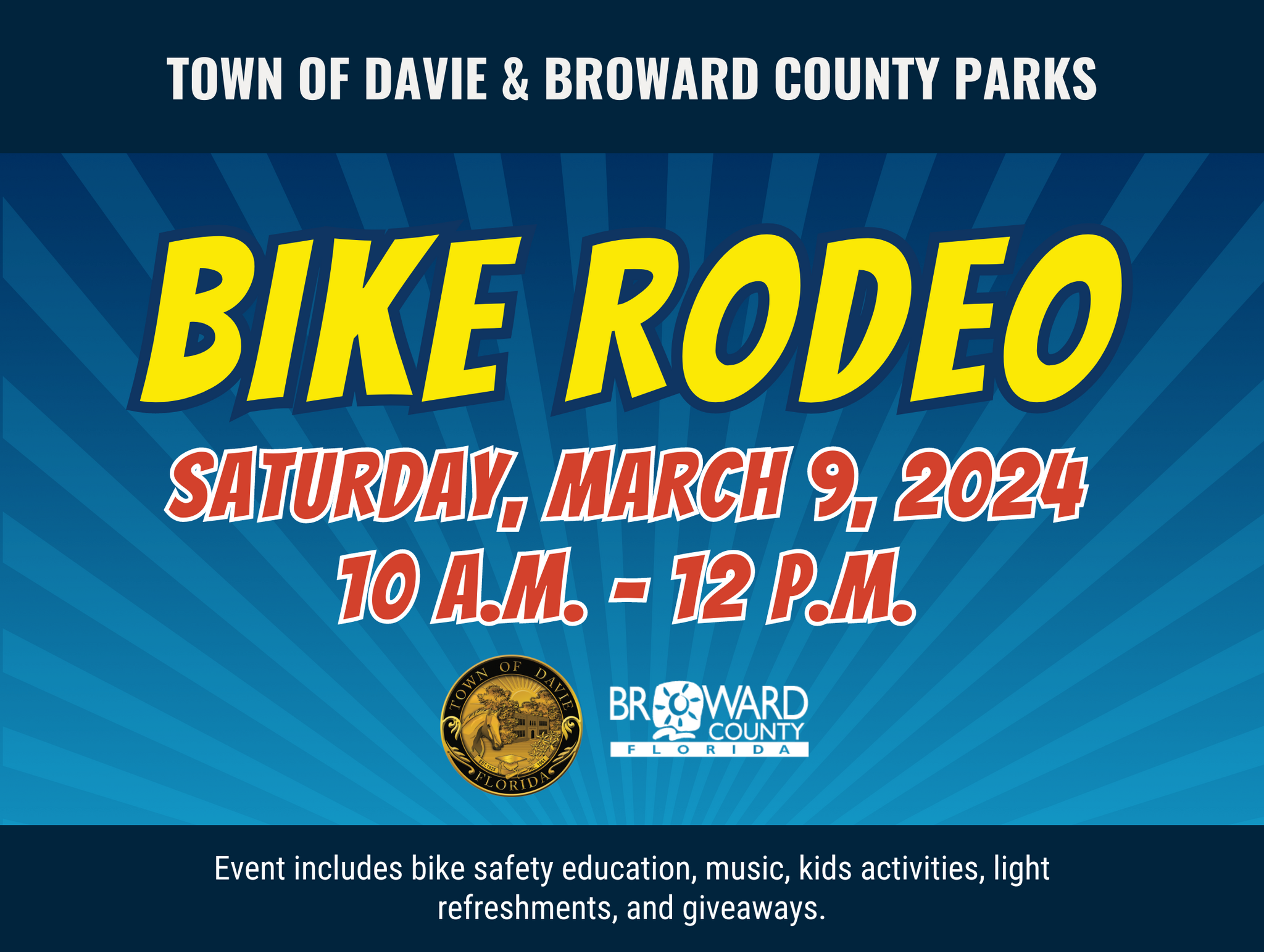 The Town of Davie in partnership with Broward County Parks will be ...