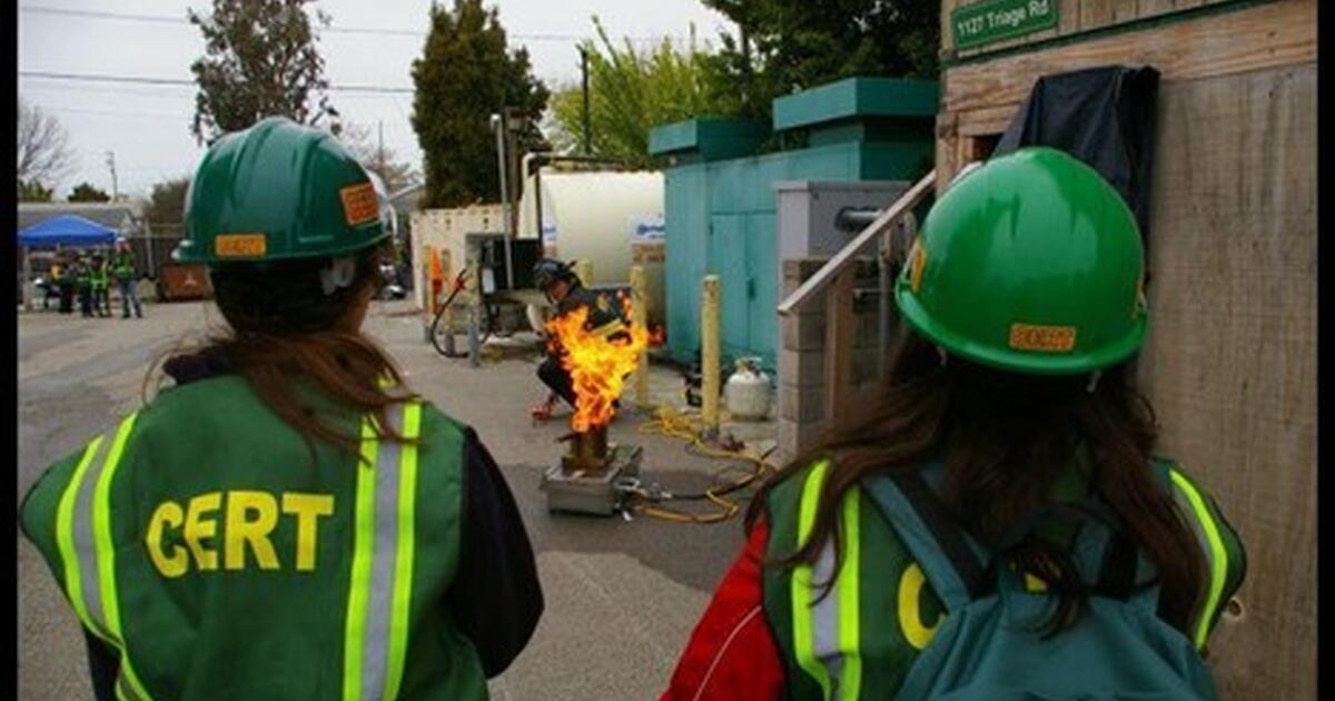 FREE Community Emergency Response Team (CERT) Training begins Saturday