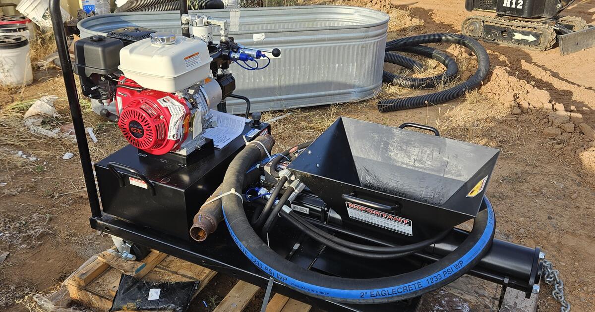 Mud jacking pump brand new for 4500 in anderson ca finds nextdoor